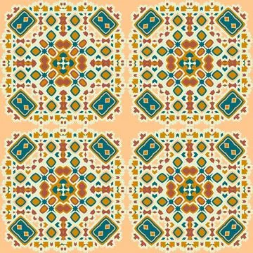 Floral Vector Pattern. vector seamless Stock Illustration