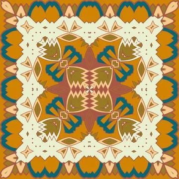 Floral Vector Pattern. vector seamless イラスト素材