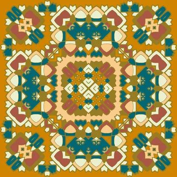 Floral Vector Pattern. vector seamless Stock Illustration