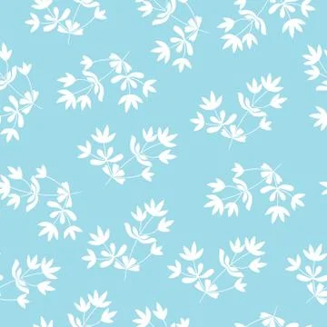 Floral vector seamless pattern design Stock Illustration