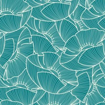 Floral Vector Seamless Pattern design Stock Illustration