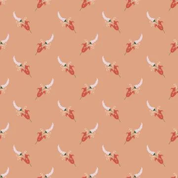 Floral Vector Seamless Pattern design Stock Illustration