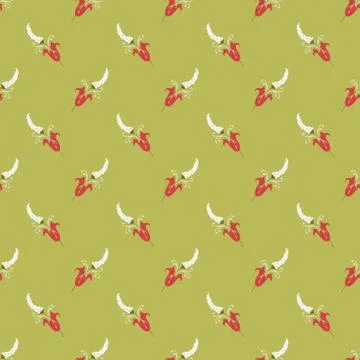 Floral Vector Seamless Pattern design Stock Illustration