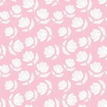 Floral vector seamless pattern design Stock Illustration
