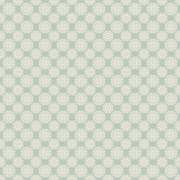 Floral vector seamless pattern with dots (tiling). Stock Illustration