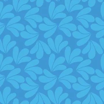 Floral  vector seamless pattern Stock Illustration