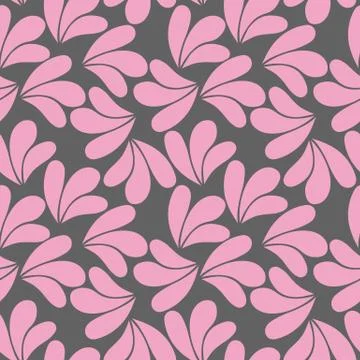 Floral  vector seamless pattern Stock Illustration