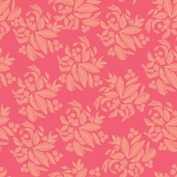 Floral vector Seamless Pattern Stock Illustration