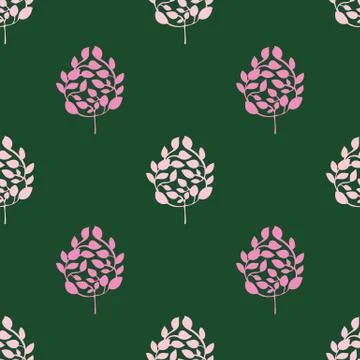 Floral vector seamless pattern Stock Illustration