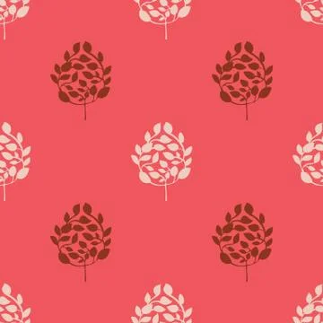 Floral vector seamless pattern Stock Illustration