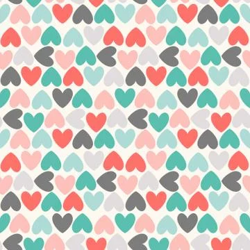 Floral vector seamless pattern. Red, green, black and white Illustrazione stock