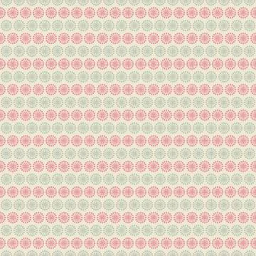Floral vector seamless pattern (tiling). 스톡 일러스트