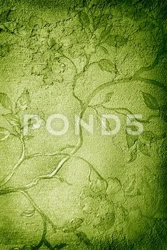 Floral wallpaper Stock Illustration