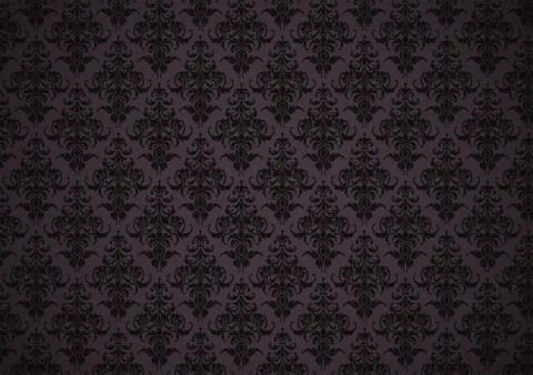 Floral wallpaper Stock Illustration