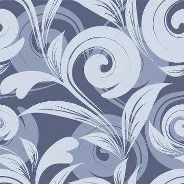 Floral wallpaper Stock Illustration