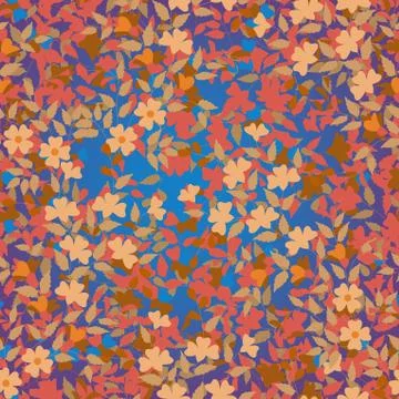 Floral wallpaper Illustrazione stock