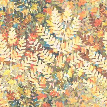 Floral wallpaper tile Illustrazione stock