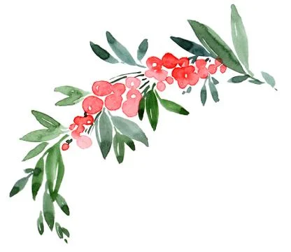 Floral wreath Stockillustratie