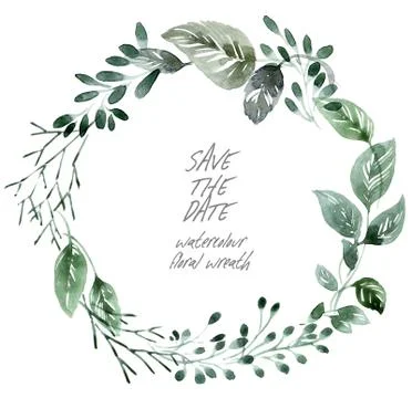 Floral wreath Stockillustratie