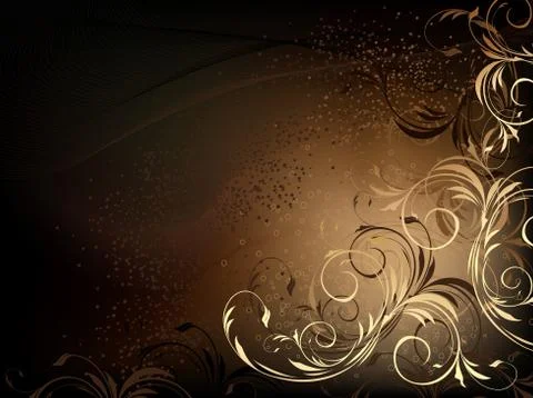 FloralBackdrop Stock Illustration