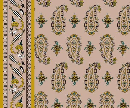 Floral,Patterns,,Wall,Paper,Design,,Floral,Border,,Leaf,Patterns,,Paisley イラスト素材