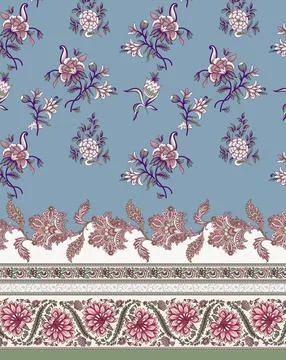 Floral,Pattern,,Wall,Paper,Design,,Seamless,Pattern イラスト素材