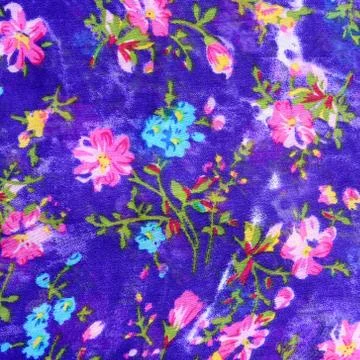 Floreal Oriental pattern fabric Stock Photos