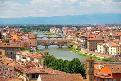 Florence from above Foto stock