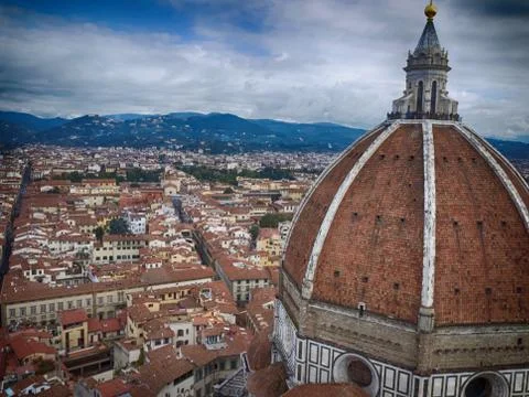 Florence from above Stock Photos