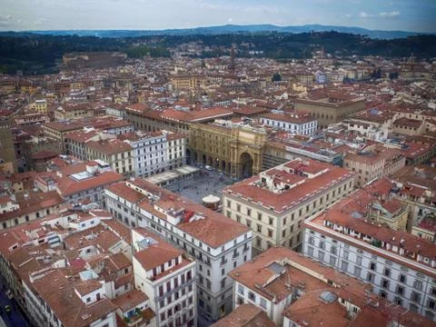 Florence from above Stock Photos