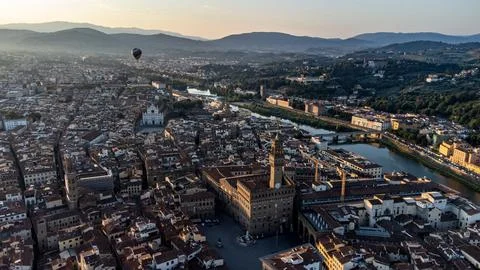 Florence from above Stock Photos