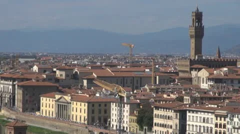 Florence .Aerial View. Stock-Footage 12531534