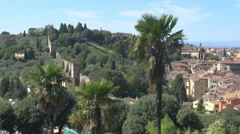 Florence .Aerial View. Vídeos de archivo 12531768