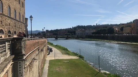 Florence: Arno River Stock Footage 118643705