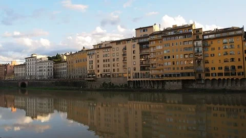 Florence, the Arno river. Stock Footage 147268667