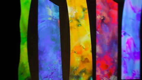 Florence Biennale Art Artwork Stock Footage 126587380