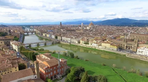 Florence  bird's-eye Stockbeeldmateriaal 56575242