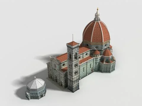 Florence cathedral 8 Stock Illustration