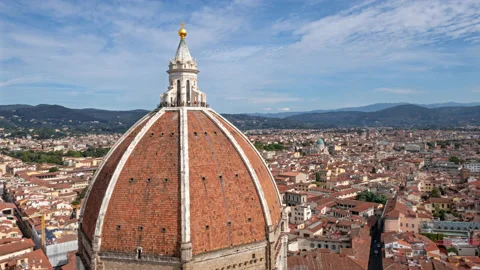 Florence Cathedral dome timelapse Vídeo Stock 133634311