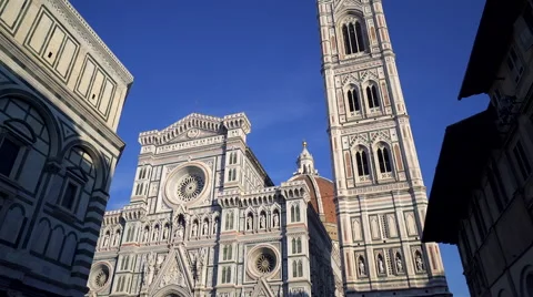 Florence Cathedral Dome Tuscany Italy HD Stock Footage 59643665