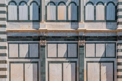 Florence Cathedral Facade Stock Photos