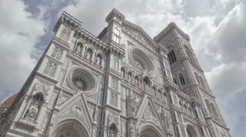 Florence Cathedral in Italy Stock Footage 66447032