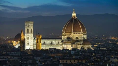 Florence Cathedral Italy Video stock 85125558