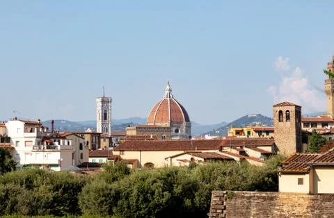 Florence cathedral view Stock Photos