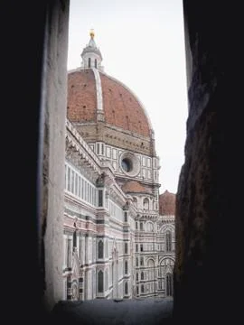 Florence cathedral from window 写真素材