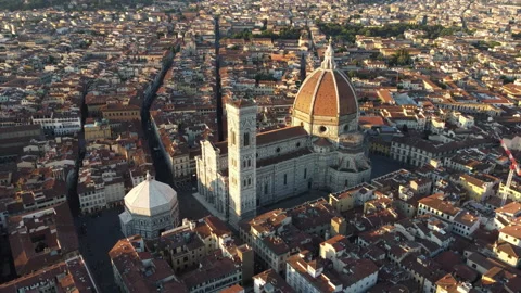 Florence chatedral by drone Stock Footage 171834049