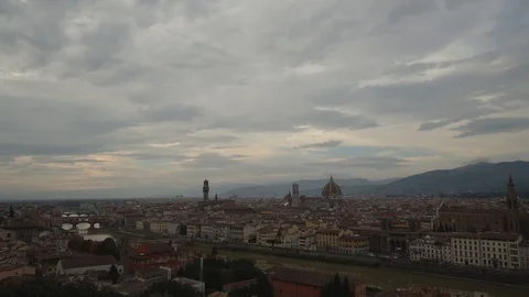 Florence city view Stock Footage 97994653