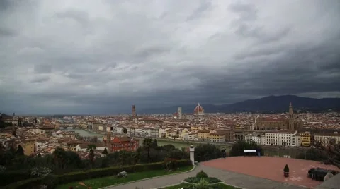 Florence Cloudy Sky 動画素材 62072749