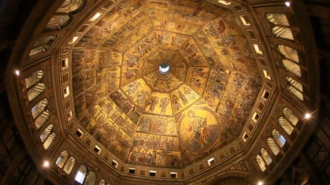 Florence, Easter day, manifestation of the explosion of the Cart. Stock Footage 119208017
