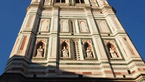 Florence, the Giotto bell tower. Stock Footage 147332490